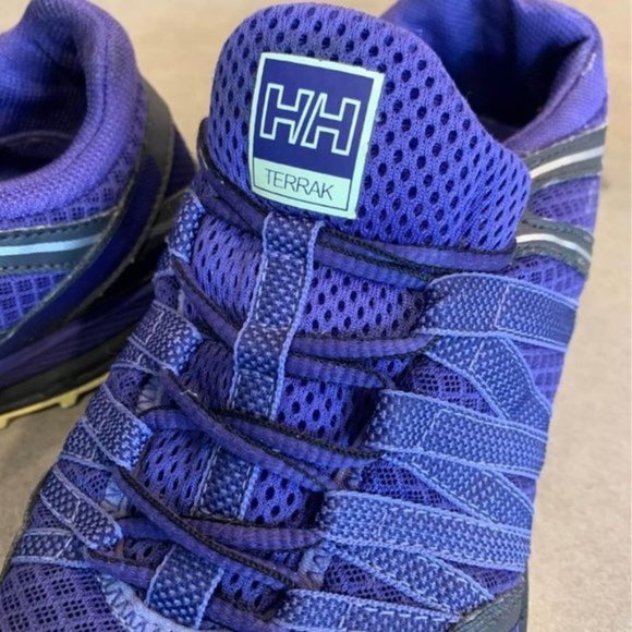 helly HANSEN terrak sneakers. HELLY grip for hiking, walking, trekking. Purple - Picture 8 of 10